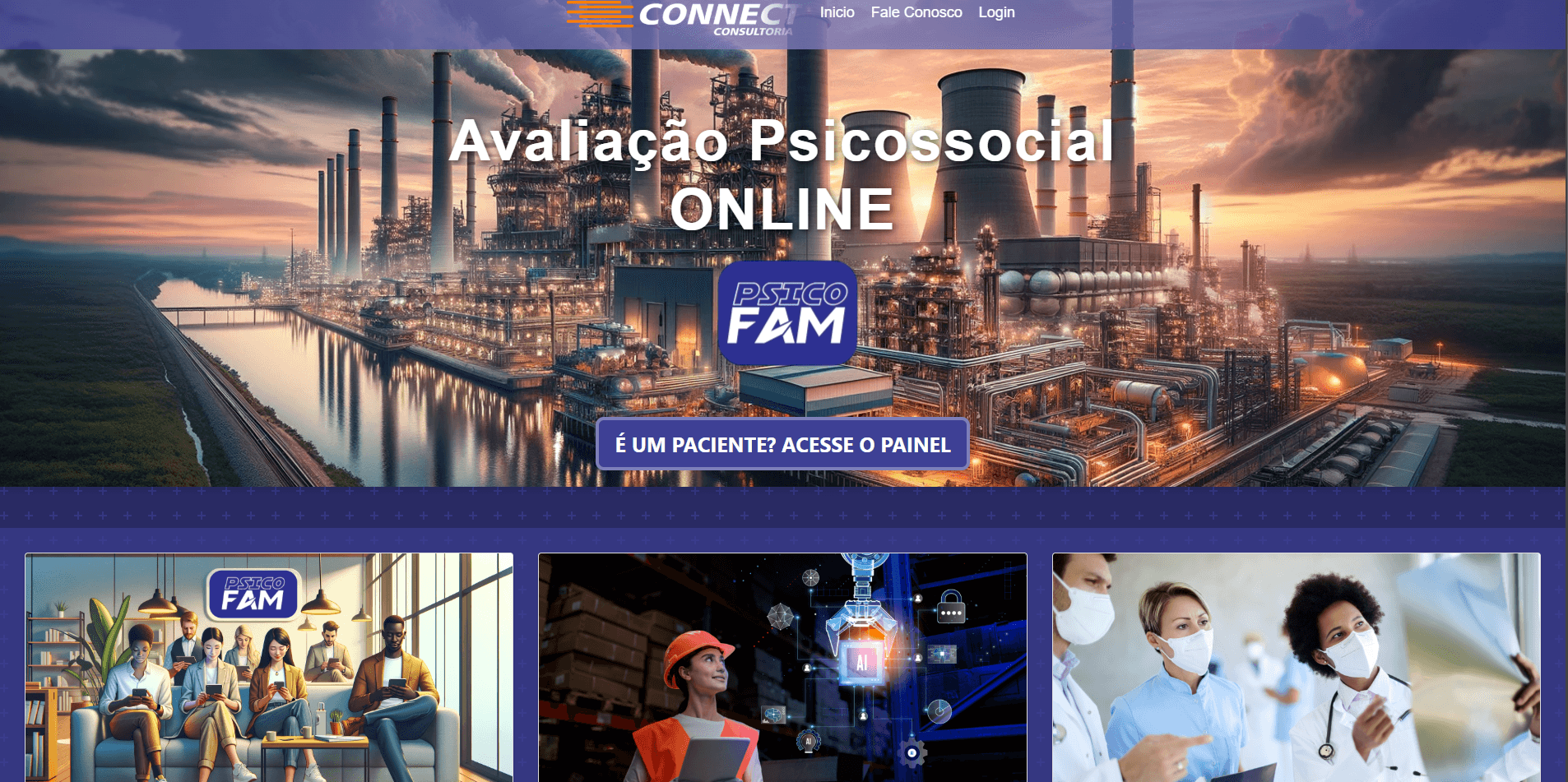 PsicoFMATCH - Sistema de Avaliação Psicossocial screenshot